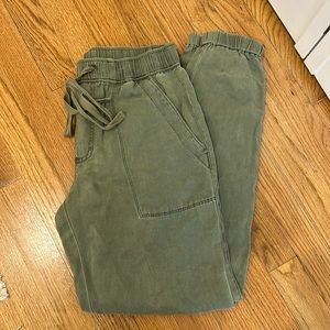 EUC Sanctuary linen blend jogger pants